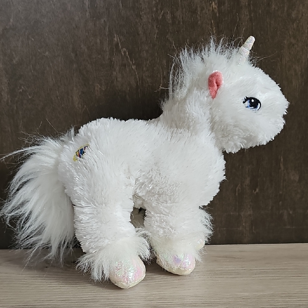 Webkinz Lil‎ Kinz Unicorn Plush, No Code, Hair On Mane Cut